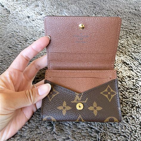 lv business card holder review|louis vuitton name card holder.